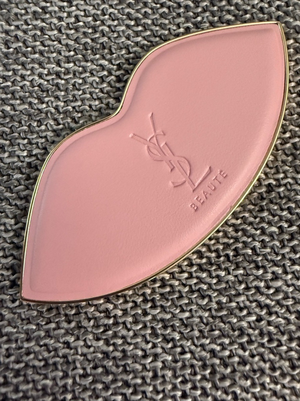 Yves Saint Laurent Lips Pocket Mini Mirror Nude Pink Authentic New - Picture 6 of 17
